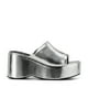 thumbnail image 1 of Sandalia Plataforma Plateado Casual Lt103 Mujer, 1 of 3