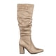 thumbnail image 5 of Botas Largas Mujer Casual Pu Texil Tacon Grueso Weide HX512, 5 of 9