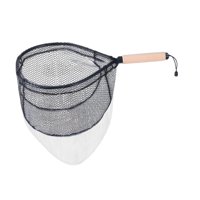 Ioensy - Red De Aterrizaje Mango Corto Mango De Madera Portátil Neta De Pesca De Agua Dulce Compacta Grande