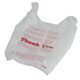 thumbnail image 4 of Funda blanca Thank You Bags SSWBasics de 500 unidades, 29,2 x 15,2 x 53,3 cm, 4 of 9
