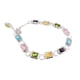 thumbnail image 1 of Pulsera de Plata 925 con Eslabones y Circones de Colores: Elegancia y Brillo, 1 of 4