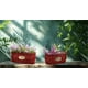 thumbnail image 2 of Canasta Mimbre Cesta Tejida Flores Plantas Artificiales Lau, 2 of 3