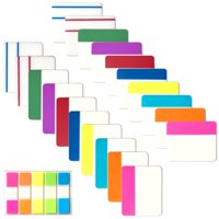 Quellance - Página De Libro Con Pestañas Adhesivas Con Índice, 500 Unidades, 5 Cm, Se Puede Escribir En Colores