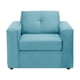 thumbnail image 1 of Sofa Vivo 1c Felpa 30 Turquesa, 1 of 5