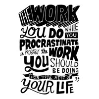 Rienda Libre Graphics - Decomural The Work You Do Inspirational Ws-34297