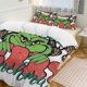 thumbnail image 2 of Merry Christmas Grinch 3 Pieces Duvet Cover Set Full Size Super Soft Fade Resistant Microfiber, 2 of 4