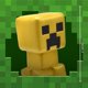 thumbnail image 3 of Juguete blando Just Toys Minecraft Gold Creeper Mega SquishMe, 3 of 6