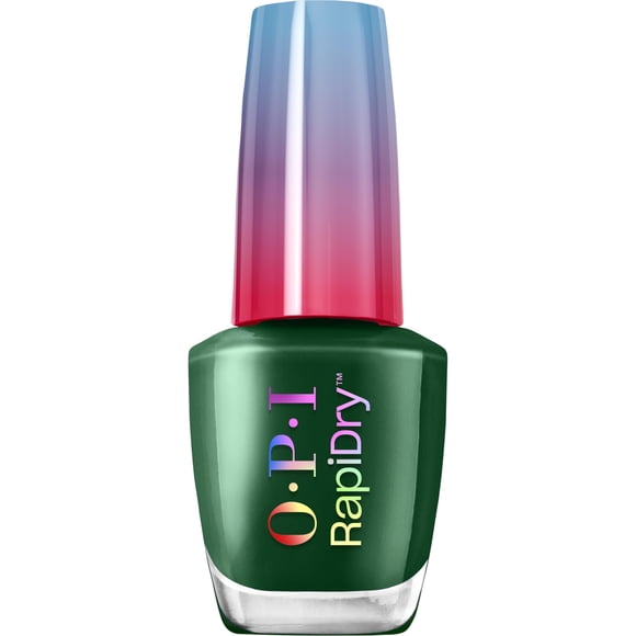 Esmalte de uñas OPI RapiDry Fir Surely Fast Verde Bosque Oscuro