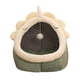 thumbnail image 1 of Cama Para Gatos, Nido Cálido, Caba?a Para Perros, Perrera, Almohadilla De Dormir De Felpa Suave, Verde S, 1 of 5