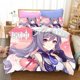 thumbnail image 1 of Game Genshin Impact Bedding Sets Keqing Xiao Duvet Cover Set Boys Adults Full Size Bed Linen Bed Sheets, 1 of 5