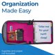 thumbnail image 4 of Carpeta de anillas Case it LT-007 400 hojas 5 cm magenta, 4 of 5