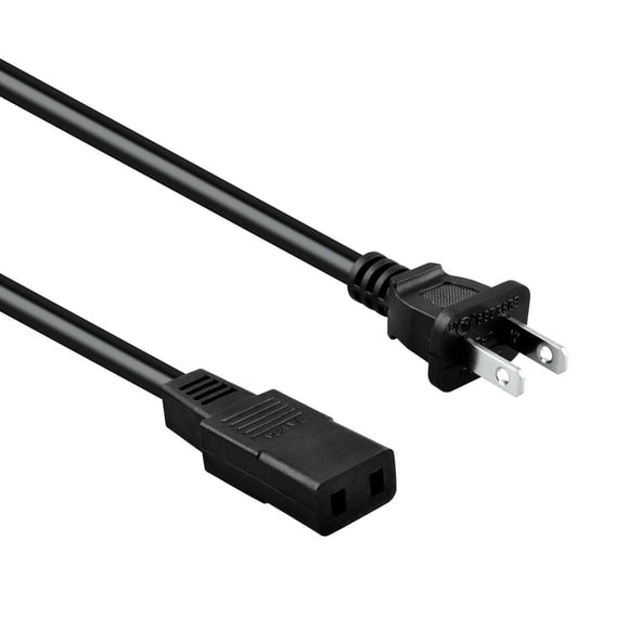 Cable de alimentación KONKIN BOO 2,4 m de 2 clavijas para piano eléctrico Roland