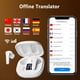 thumbnail image 3 of Auriculares Traductores de Idiomas, Dispositivo de Traducción en Tiempo Real de 144 Idiomas con Traducción de Voz Online Bidireccional por Bluetooth, 3 of 7