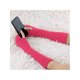 thumbnail image 4 of INSPIRA CHIC Guantes sin dedos de moda clásica unisex elásticos, manguitos, color rosa, talla única, 4 of 6