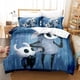 thumbnail image 1 of Hollow Knight Bedding Set Bed Set Aldult Kid Bedroom Duvetcover Sets Kawaii, 1 of 5