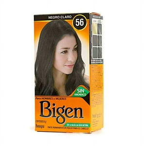 Bigen - Tinte Permanente En Polvo Sin Amoníaco Negro Claro 56 6Gr