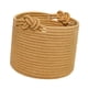 thumbnail image 5 of Puntada De Canasta Tejida Pequeña Cuerda De Algodón Vacío Para Juguetes Para Mascotas De Apartamento De Maceta De Planta Marrón, 5 of 5