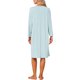 thumbnail image 3 of INSPIRE CHIC Camisones de Mujer Cómodos Vestido de Dormir de Encaje Mangas Largas Bata de Noche Pijama Largo 2026 Ropa de Casa M Azul Bebé, 3 of 6