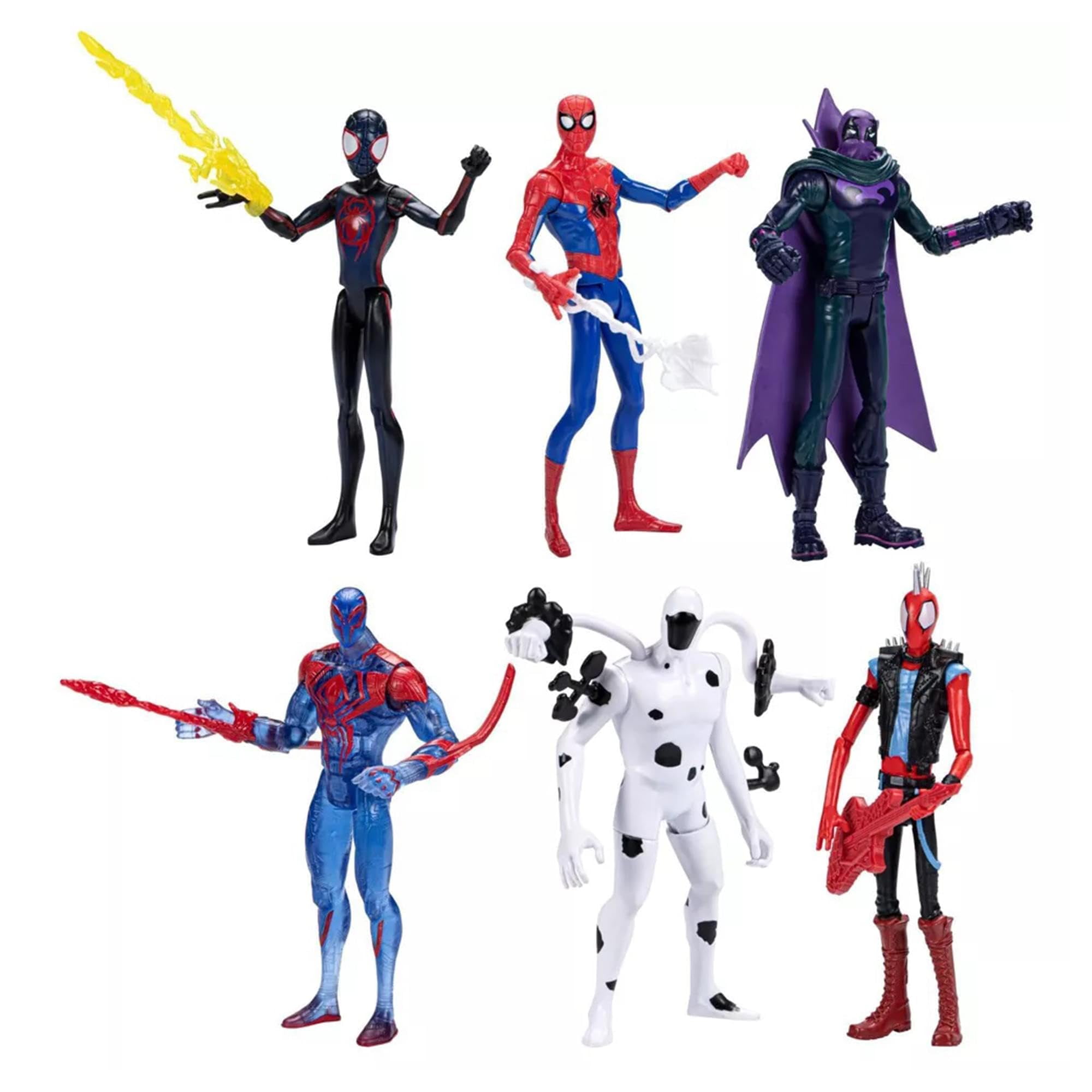 Figura De Acción Hasbro Marvel Spider-man Across The Spiderverse, Paquete De 6