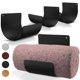 thumbnail image 1 of Juego de toalleros Aura Nest de madera de bambú para baño, negro, 4 piezas, 1 of 6