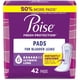 thumbnail image 1 of Almohadillas para incontinencia Poise 6 Drop Ultimate Absorbency, 42 unidades, 1 of 6