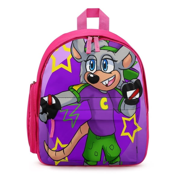 Chuck E. Cheese Mochila Escolar para Niños y Niñas, Mochila Infantil Ligera de Alta Calidad, Grande y Duradera ROSA