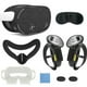thumbnail image 1 of Kit de accesorios 7 en 1 para el casco de realidad virtual Meta Quest 3: empuñaduras para el mando, correa de mano, funda facial de silicona y juego de protectores de lente.-Negro, 1 of 5