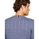 thumbnail image 3 of Jersey Tommy Hilfiger de punto trenzado para hombre, color índigo desteñido, talla M, 3 of 3