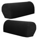 thumbnail image 2 of Fundas De Reposabrazos De Sofá De Muebles A Cuadros De Franela Protectores Negro, 2 of 3