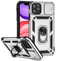 Estuche Gangxun Para Iphone 11 Pro Max, Soporte Giratorio 360°, Estilo Mecánico Y Magnético