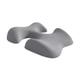 thumbnail image 3 of Almohada De Apoyo Para El Pecho Cómoda Para Descansar Boca Abajo Para Un Sueño Reparador En Salón De Belleza Gris Claro, 3 of 5