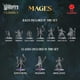 thumbnail image 5 of Set de Miniaturas Wildspire Magos 12 piezas 28 mm D&D, 5 of 9