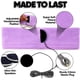 thumbnail image 3 of Auriculares para dormir CozyPhones de forro polar con cable para colocar sobre la oreja, color violeta, 3 of 6