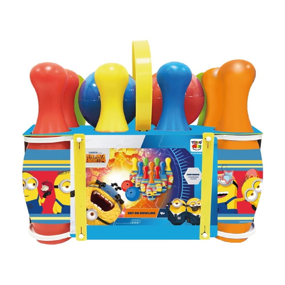 Toyng - Juguete Set De Bowling Mf - Mi Villano Favorito