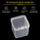 thumbnail image 3 of 8 cajas de plástico transparente para guardar cuentas, organizadores de cajones con tapa para tarjetas de cuentas y otros accesorios de manualidades., 3 of 5