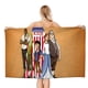 thumbnail image 1 of Liberty's Kids Toalla de playa de secado rápido con diseño temático, regalo para mujeres y niñas, ideal para cumpleaños, fans, amantes de la música, uso en la playa o al aire libre, 78 × 160 cm, 1 of 6