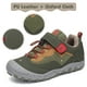 thumbnail image 2 of Zapatos de senderismo Mishansha, zapatillas bajas para niños, color verde 11.5, 2 of 3