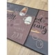 thumbnail image 3 of Alfombra para Cocina Pack de 2 Antideslizante 40x120x60x40cm Café, 3 of 3