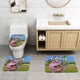 thumbnail image 2 of Mia y Codie Juego de 3 alfombras de baño de coral fleece: tapete de baño + alfombra de inodoro en forma de U + funda de tapa de inodoro en forma de O, 2 of 6