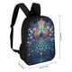 thumbnail image 2 of Pavo Real-theme Backpack, Campus style schoolbag Bookbag with Adjustable Shoulder Straps And Large Zip Compartment, Unisex Travel Bags., 2 of 6