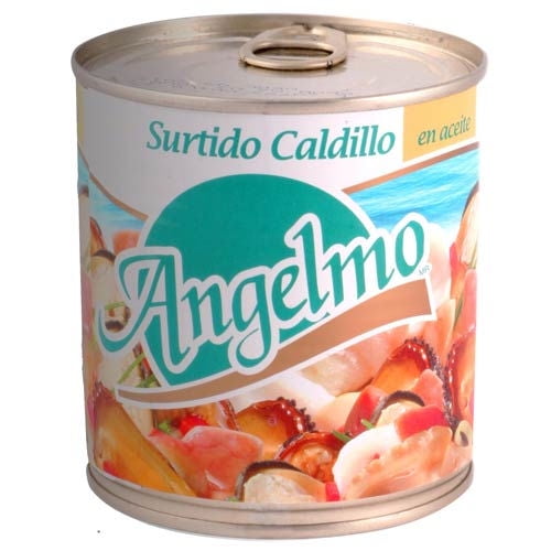 Caldillo Aceite Lata Drenado 213 g - Neto 425 g Angelmo