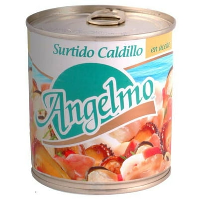 Caldillo Aceite Lata Drenado 213 G - Neto 425 G Angelmo