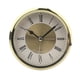 thumbnail image 2 of Reloj Redondo Con Inserto Moderno Con Números Romanos Para Sala De Estar, Dormitorio, Escuela, Dorado, 2 of 5
