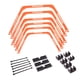 thumbnail image 1 of Anillos de Agilidad Hexagonales Juego de Pies de Agilidad Escalera de Entrenamiento Y Vallas de Velocidad Entrenamiento Multifunción Escalera de Agili Naranja, 1 of 5