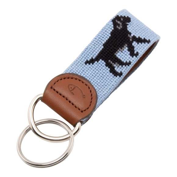 Llavero Huck Venture 8 cm Labrador Negro con Bordado a Mano