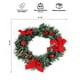 thumbnail image 3 of Corona Navidad 30 cm Rojo, 3 of 3