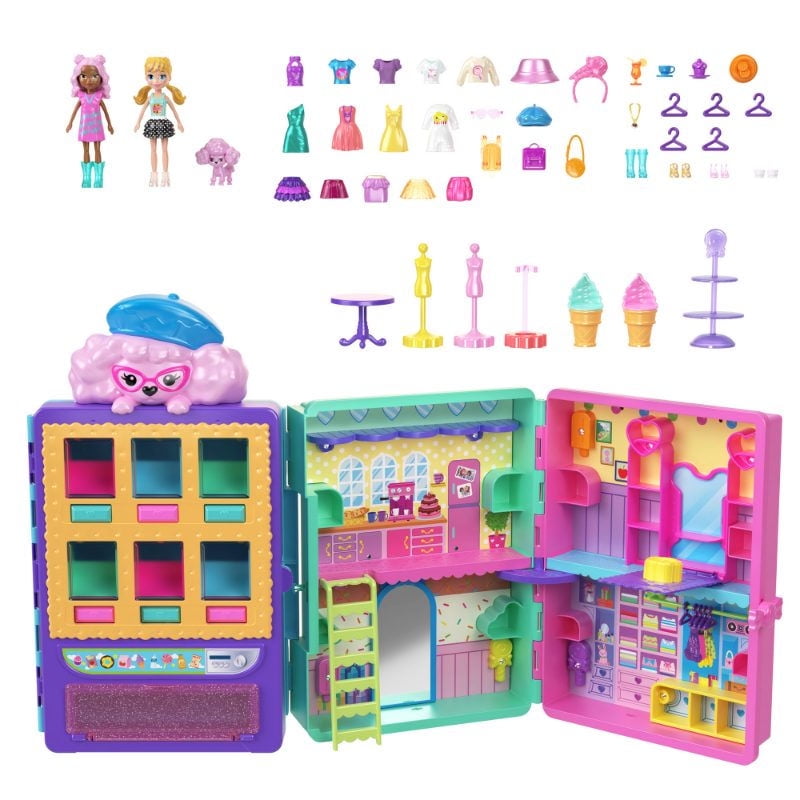 Polly Pocket - Muñeca Servicio De Modas Dulces