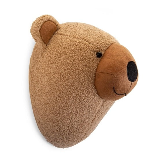 Cabeza de oso decorativa