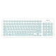thumbnail image 1 of Teclado Ultra Delgado Usb Dblue Blanco/turquesa Dbk755, 1 of 2