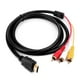 thumbnail image 1 of Cable HDMI a RCA Marmoin 1080P 1,5 m HDMI macho a 3-RCA Video, 1 of 3